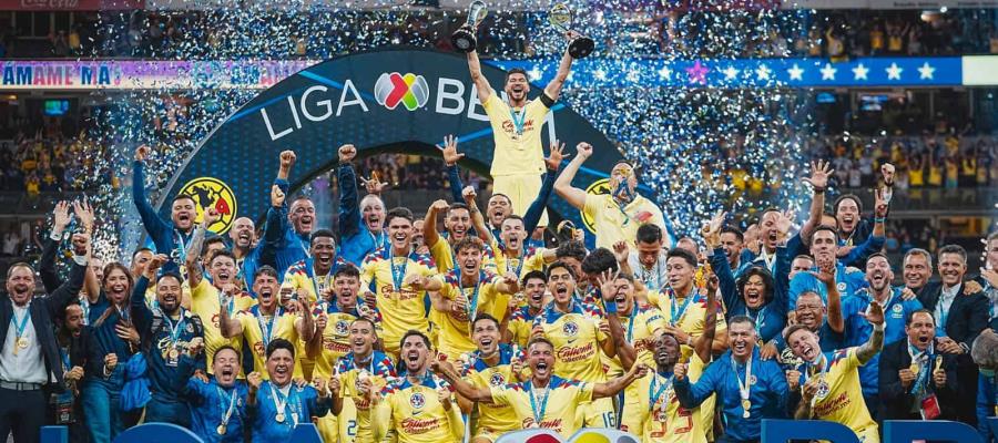 ¡Llegó la 15! América, bicampeón del futbol mexicano