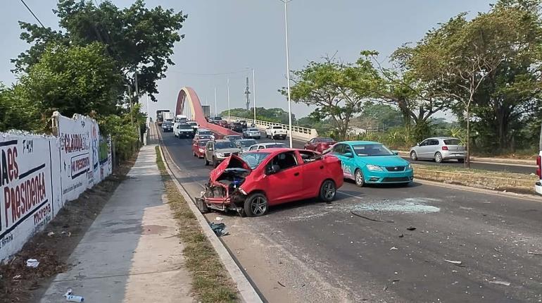 Dos accidentes dejan saldo de 2 personas heridas en diferentes puntos de Villahermosa