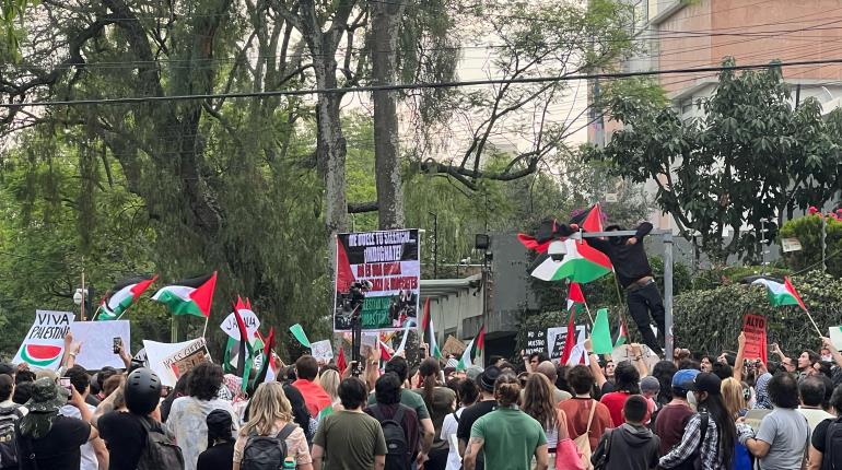 Preocupa a Israel protesta en su Embajada en México