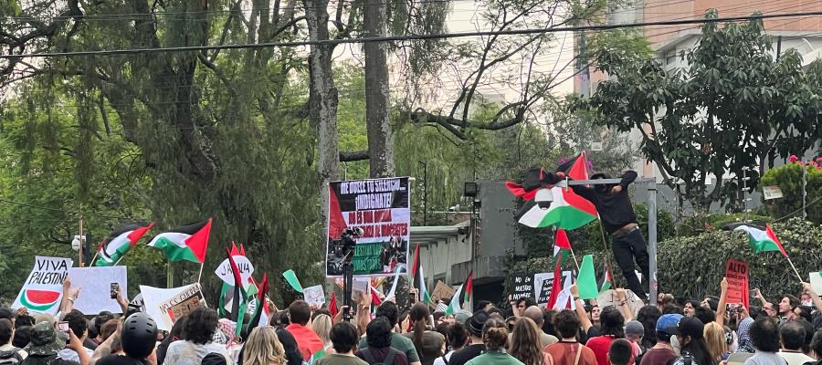 Preocupa a Israel protesta en su Embajada en México