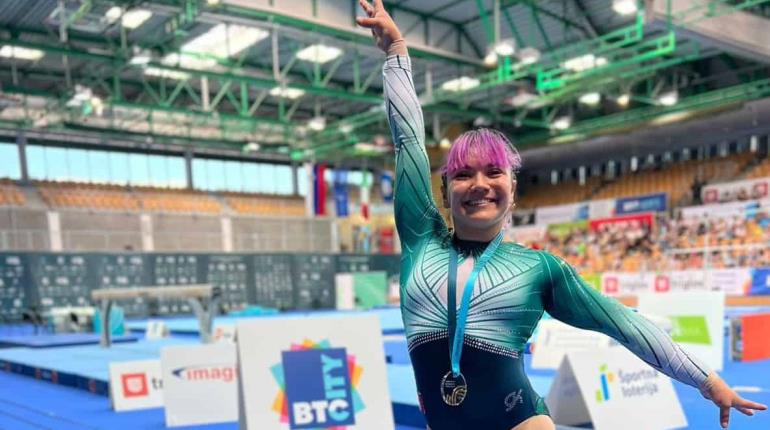 Alexa Moreno gana oro en Copa del Mundo de Gimnasia