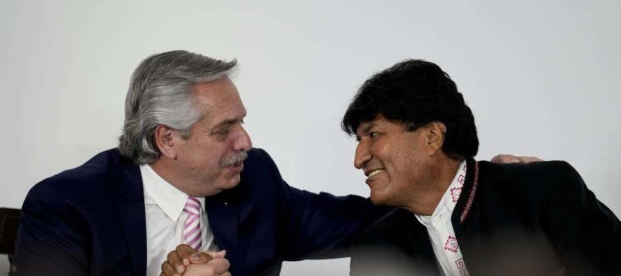 Encabezan Alberto Fernández y Evo Morales misión de observación electoral en México