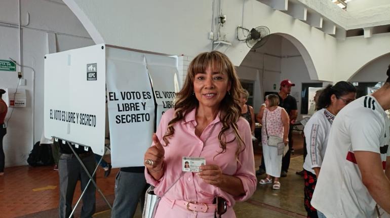 Denuncia Lorena Beaurregard amenazas de la "delincuencia" contra representantes de casilla del PRI-PAN