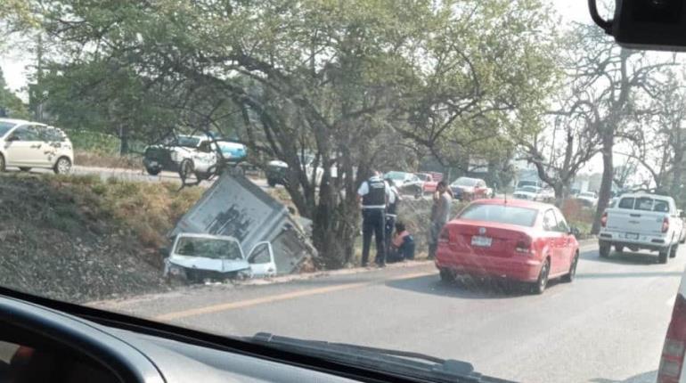 Se registran accidentes en la Villahermosa – Cárdenas