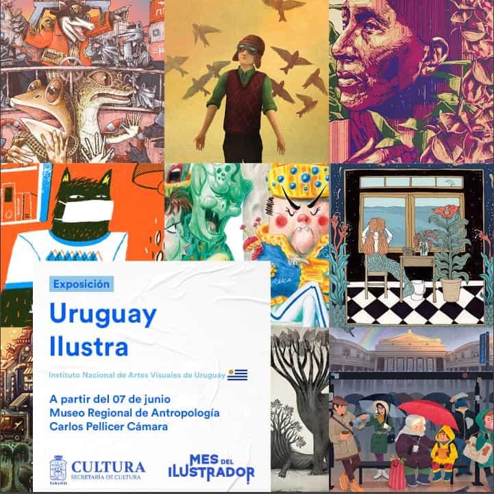 Mes del Ilustrador del 7 al 28 de junio con Uruguay como invitado