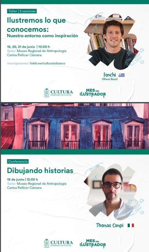 Mes del Ilustrador del 7 al 28 de junio con Uruguay como invitado Mes del Ilustrador del 7 al 28 de junio con Uruguay como invitado