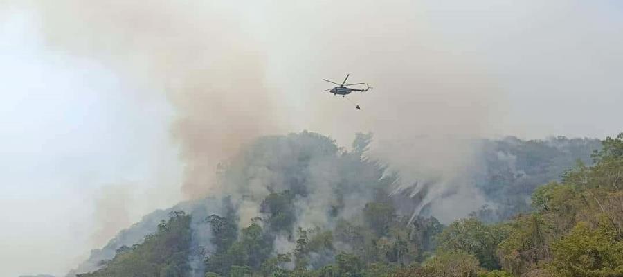 Se mantienen activos incendios en Tenosique y Tacotalpa: Gobernador