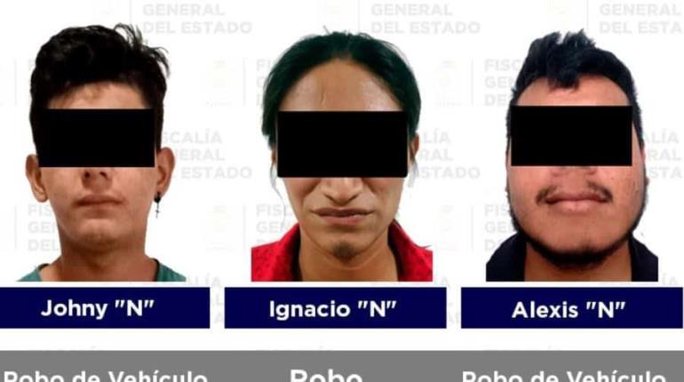 Caen 5 sujetos por robo y pederastia en Tabasco