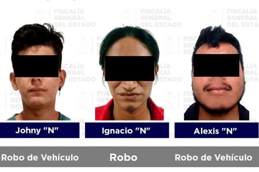 Caen 5 sujetos por robo y pederastia en Tabasco