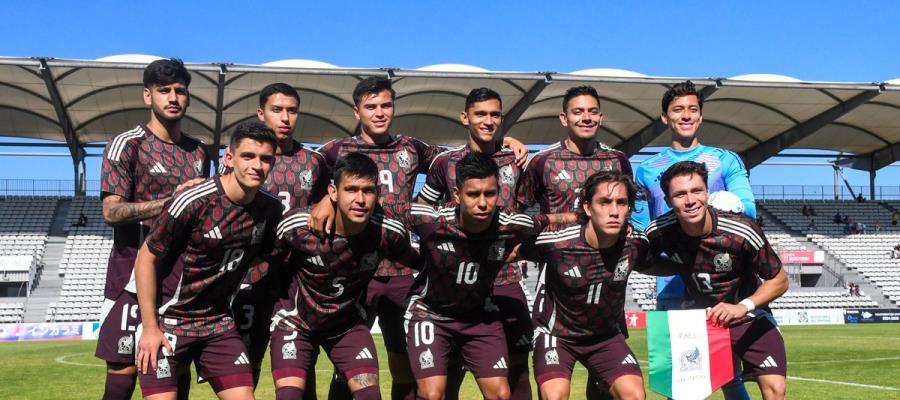 México sub 23 debuta en torneo Mauricio Revello con empate y ganando punto extra en penales