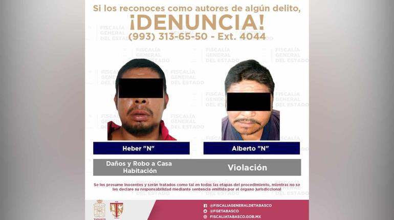 Detienen a 3 sujetos por pederastia y violación en Tabasco 