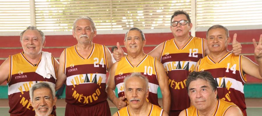 Yucatán gana el Cuadrangular Peninsular de Maxi Baloncesto que se realizó en Tabasco