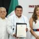 Recibe May constancia de mayoría como gobernador electo de Tabasco