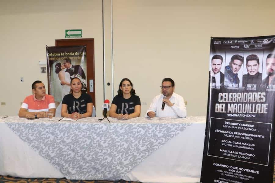 ´Celebridades del maquillaje, seminario-expo´ en Villahermosa el 10 de noviembre