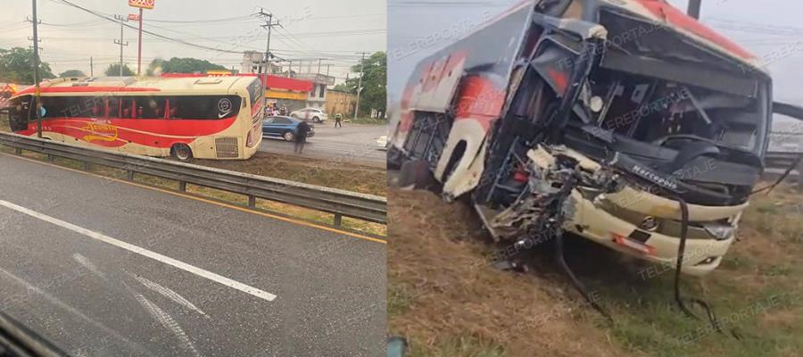 Llegan las lluvias y con ello los accidentes vehiculares