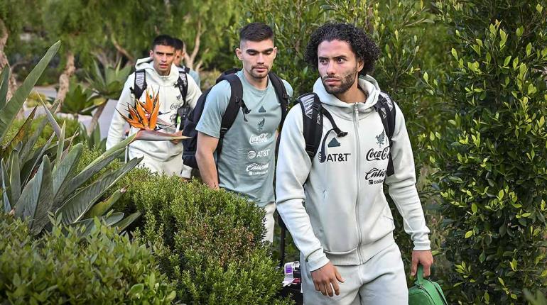 Selección Mexicana llega a San Diego, se preparará para Copa América