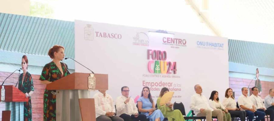 Centro es muestra del empoderamiento del ciudadano en toma de decisiones: Merino en inauguración del Foro CAU 2024