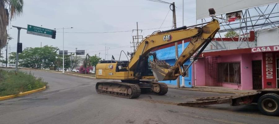 Trabajos en malecón concluirán antes del inicio de la próxima administración: Centro