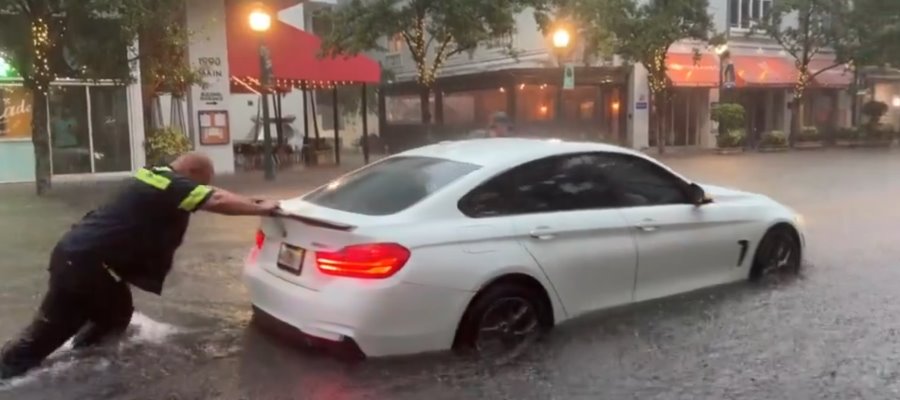 Por intensas lluvias emiten alertas de inundaciones en Florida