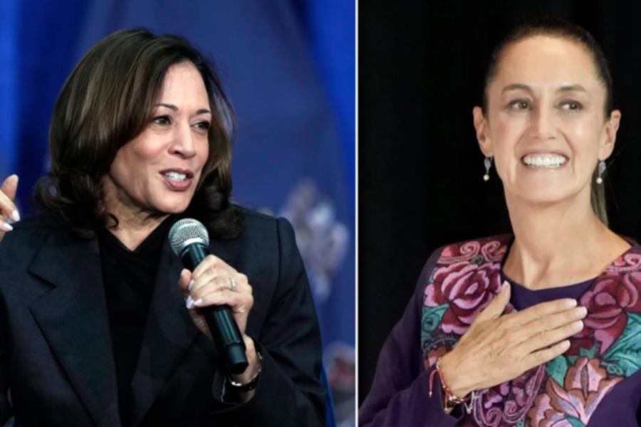 "Nos une la lucha por los derechos de las mujeres": Sheinbaum sobre llamada con Kamala Harris 