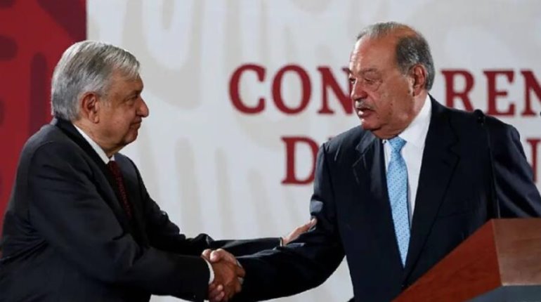 Slim, sin nerviosismo, sabe de la fortaleza de la economía mexicana: AMLO