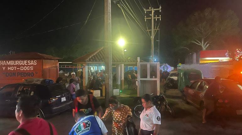 Supera Cunduacán emergencia por fuga de gas a la altura del poblado Once de Febrero