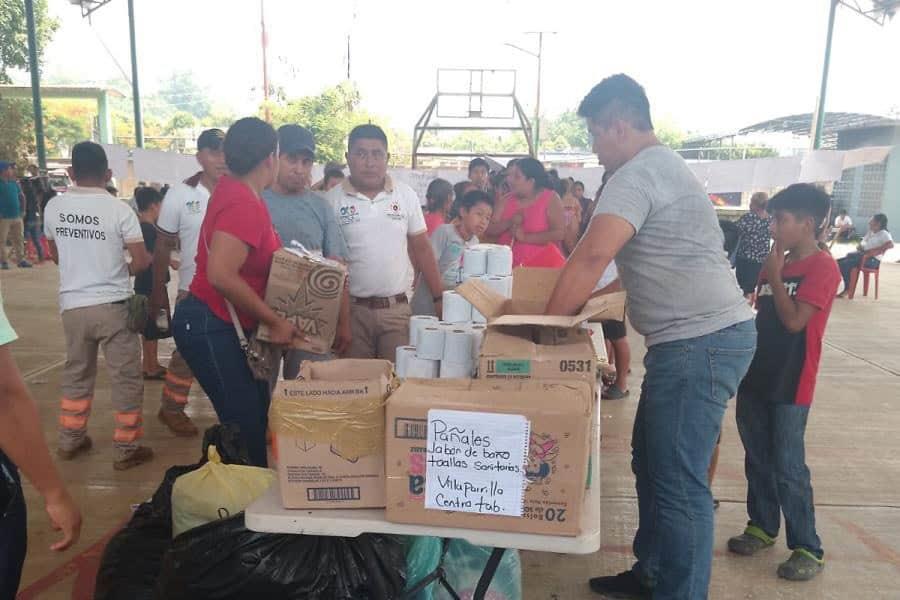 Llega a Chiapas apoyo para desplazados de Tila recaudado en la Villa Parrilla