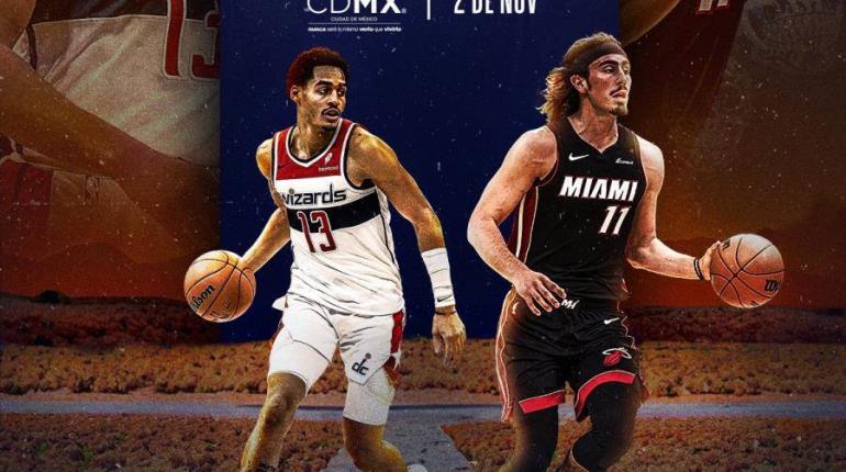 NBA regresa a México con juego de temporada regular entre Miami Heat y Washington Wizards 