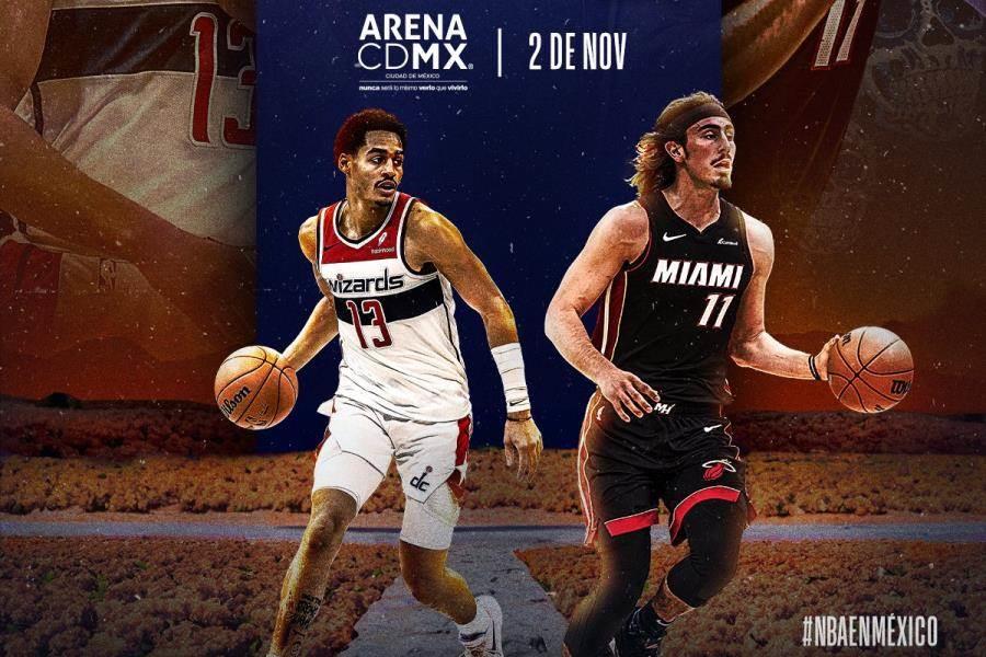 NBA regresa a México con juego de temporada regular entre Miami Heat y Washington Wizards 