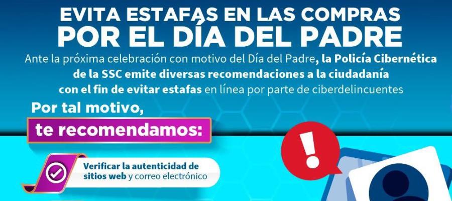 Alertan por posibles fraudes en compras en línea por el "Día del Padre"