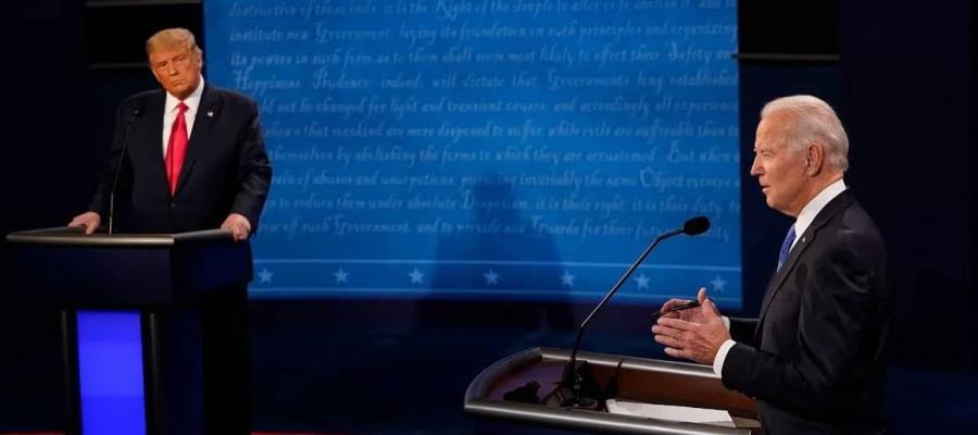 Estar atentos al primer debate presidencial entre Biden y Trump, invita AMLO