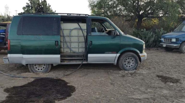 Asegura Guardia Nacional toma clandestina y 10 camionetas utilizadas para robo de combustible en Hidalgo