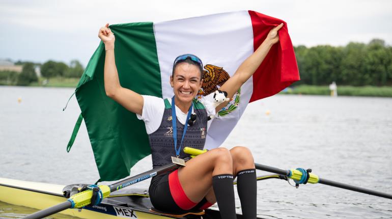 Kenia Lechuga gana bronce en Copa del Mundo de Remo