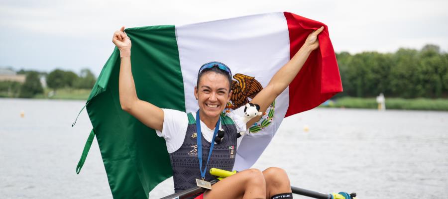 Kenia Lechuga gana bronce en Copa del Mundo de Remo