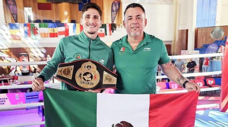 Boxeador Marco Verde gana título ´The Golden Belt Nicolae Linca´ en Rumania