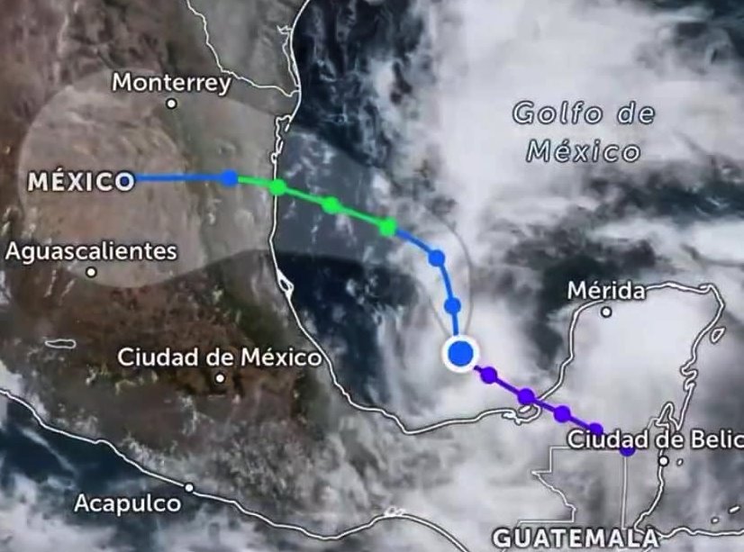 Tabasco mantendrá lluvias por efectos del ciclón tropical Uno hasta el jueves: Conagua