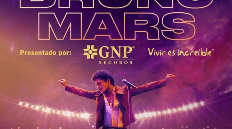 Bruno Mars inaugurará el Estadio GNP Seguros