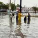 Culpan a estatua de "Poseidón" de inundaciones en Yucatán