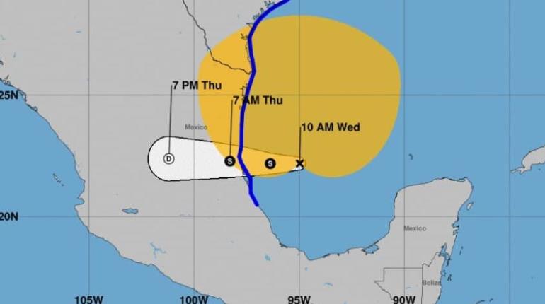 Tormenta tropical Alberto toca tierra en Ciudad Madero, Tamaulipas