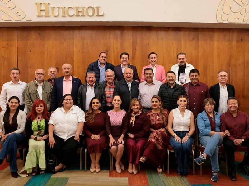 Gobernadores de Morena felicitan a próximos secretarios del gabinete de Sheinbaum