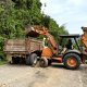 Tras deslizamiento de tierra, autoridades trabajan para liberar camino a Buena Vista en Tacotalpa