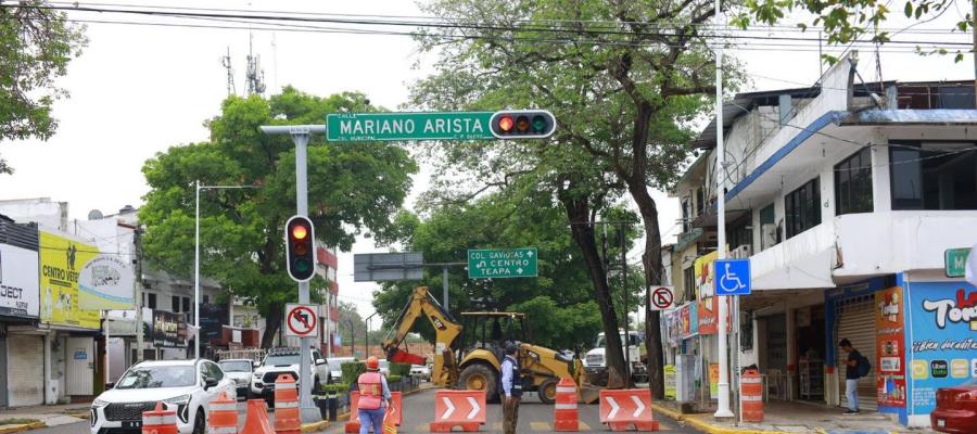 Anuncia Centro nuevo cierre a la circulación vehicular en Paseo Tabasco