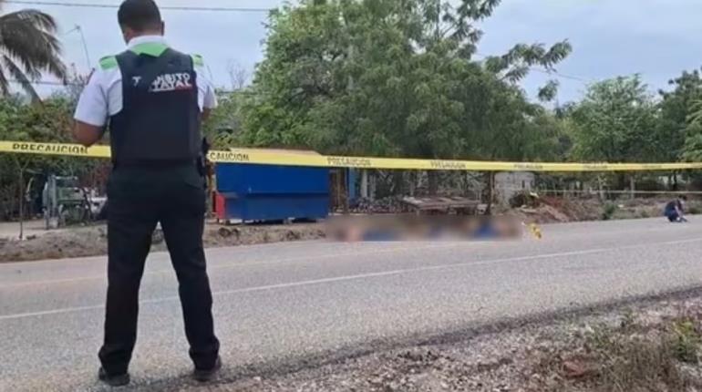 Abandonan 5 cuerpos en carretera de Tecpan de Galeana, Guerrero