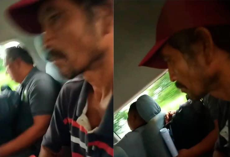 Exhiben a hombre masturbándose en transporte público de Cunduacán