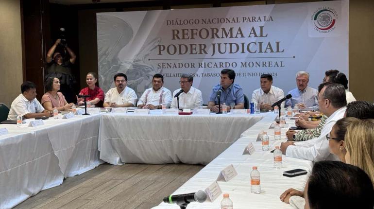 Rechaza Monreal que reforma al Poder Judicial abra la puerta a la delincuencia