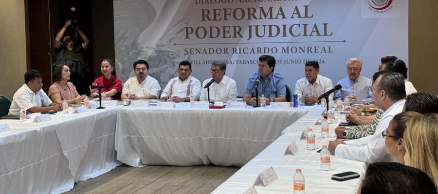 Rechaza Monreal que reforma al Poder Judicial abra la puerta a la delincuencia