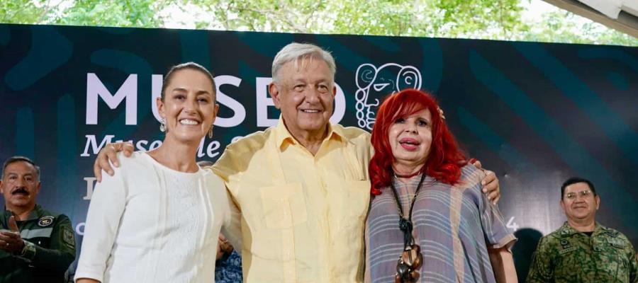 Desde Campeche, AMLO promete inaugurar ruta completa del Tren Maya entre agosto y septiembre