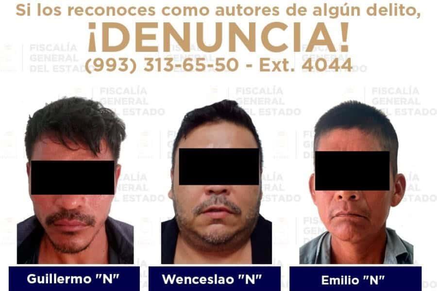 Asegura FGE a 6 por homicidio, pederastia, robo, y abigeato