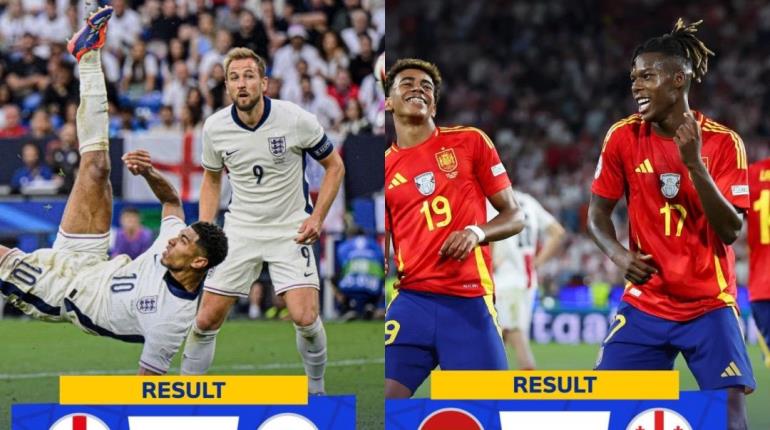 Inglaterra y España avanzan a 4tos de final de la Euro