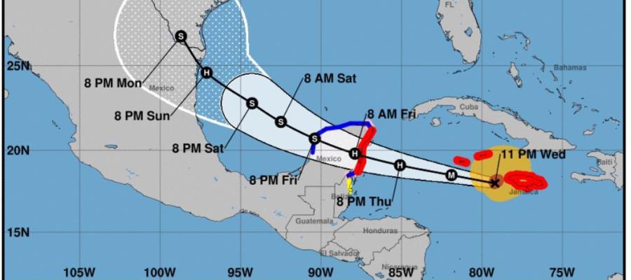 Alerta naranja en Quintana Roo ante impacto de "Beryl"